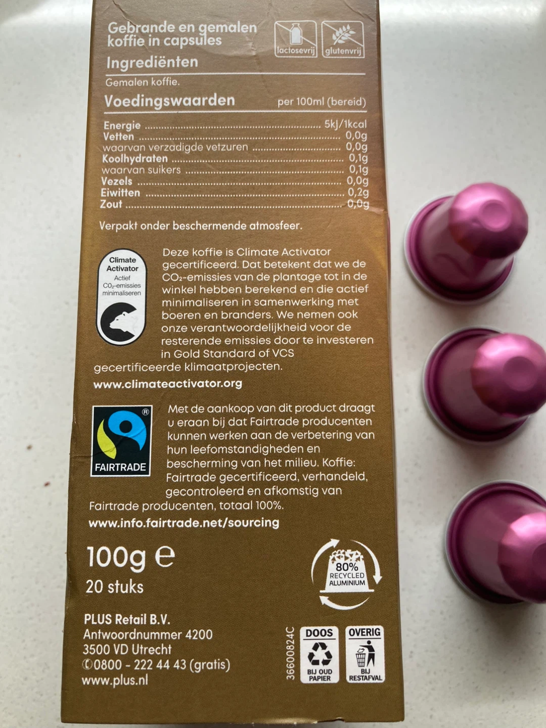 BNIB 20 Espresso Dark Coffee Pods - photo 2