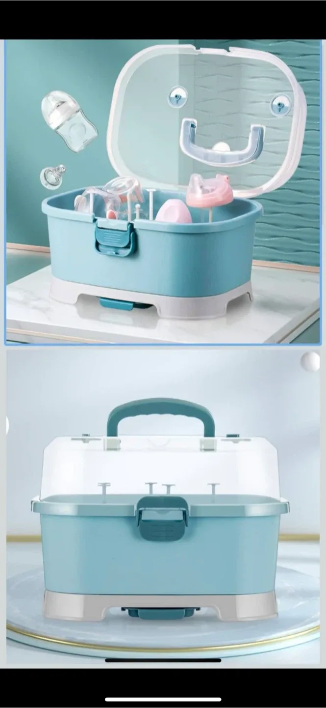 Baby Bottle Drying Rack - Blue