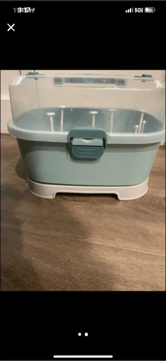 Baby Bottle Drying Rack - Blue image indicator(2)