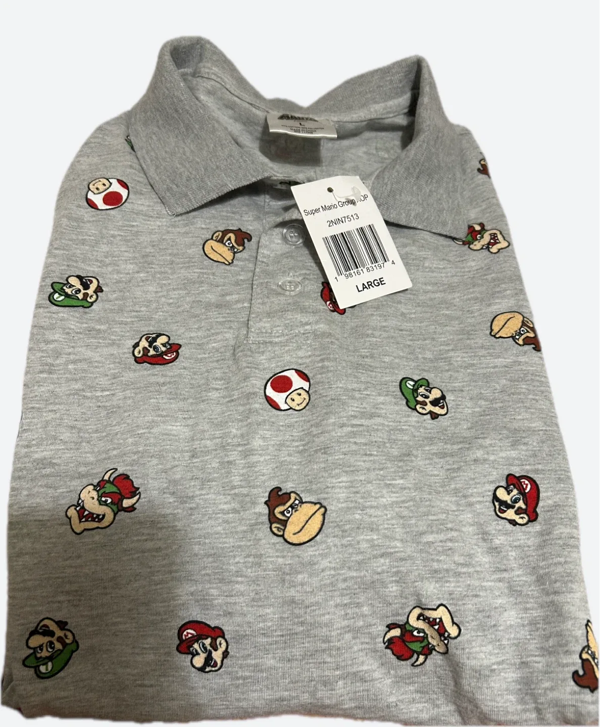 Super Mario Golf Shirt - Size Large