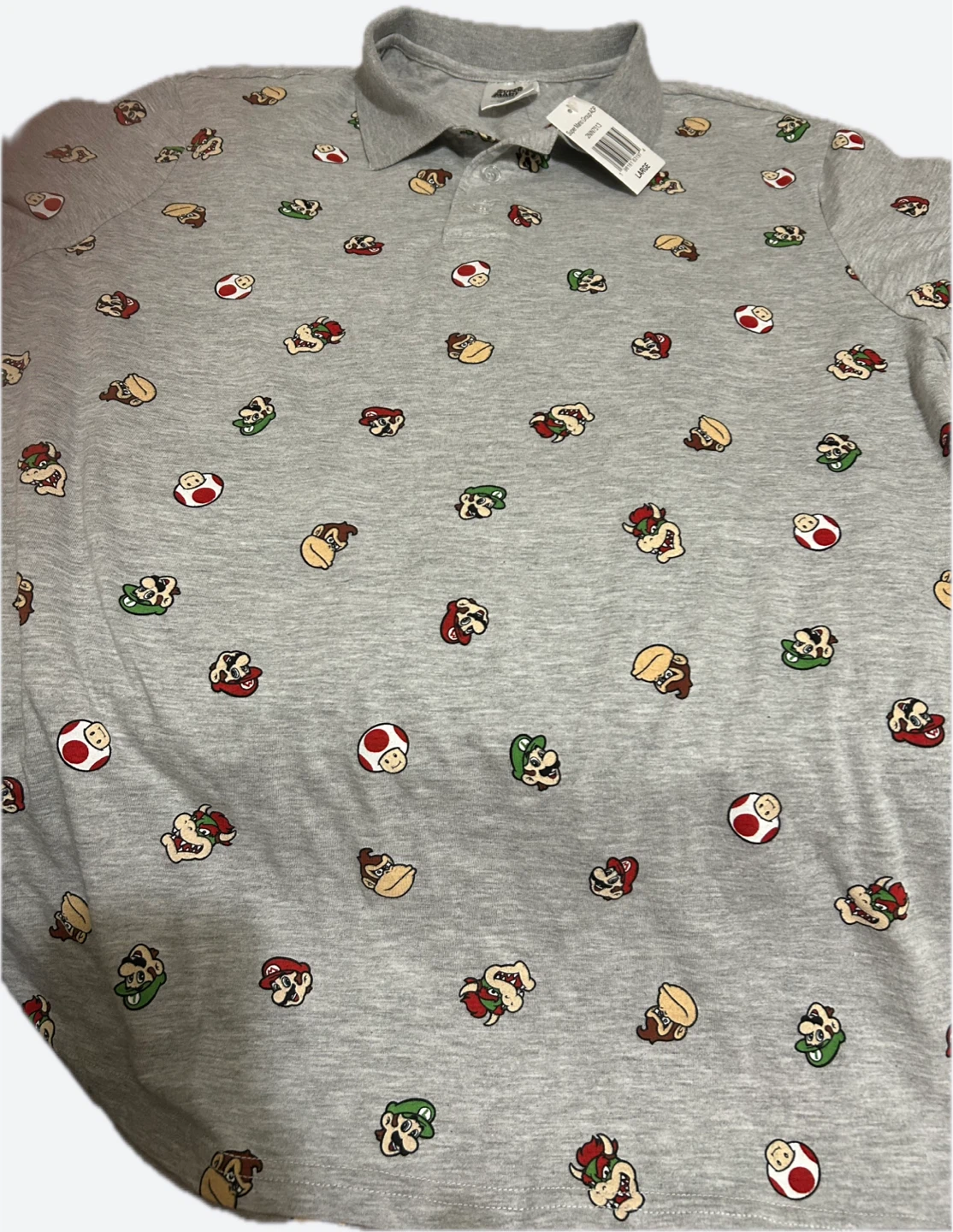 Super Mario Golf Shirt - Size Large - photo 3