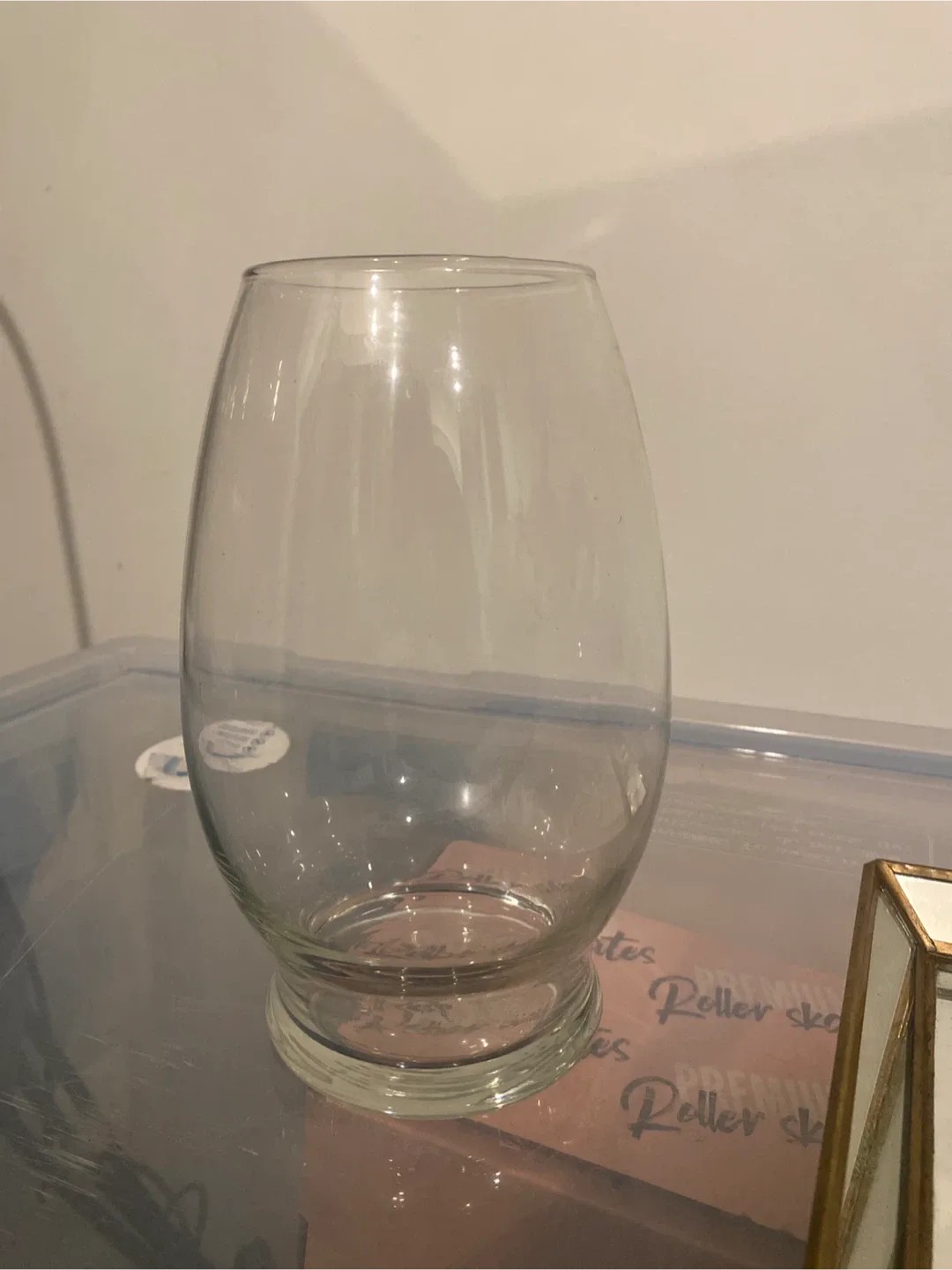 Clear Glass Vase