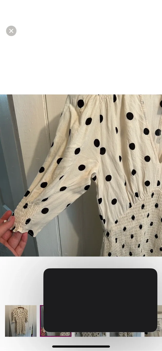 H&M Polka Dot Dress - Size XS image indicator(2)