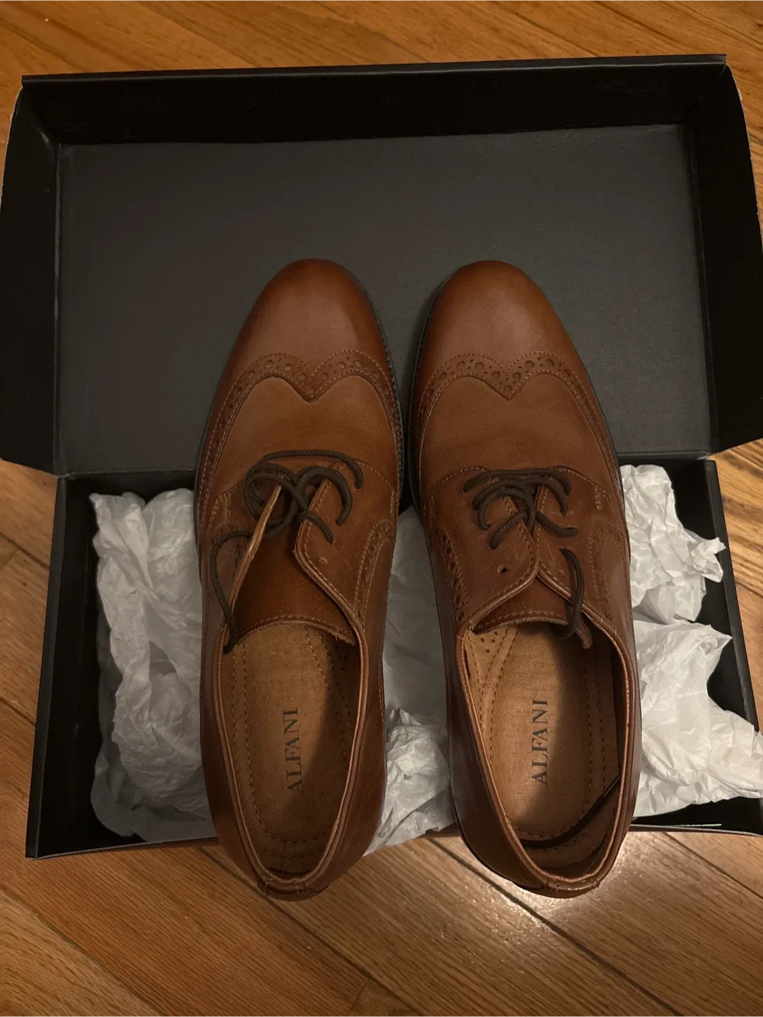 Alfani Dorian Tan Dress Shoes - Size 9.5M