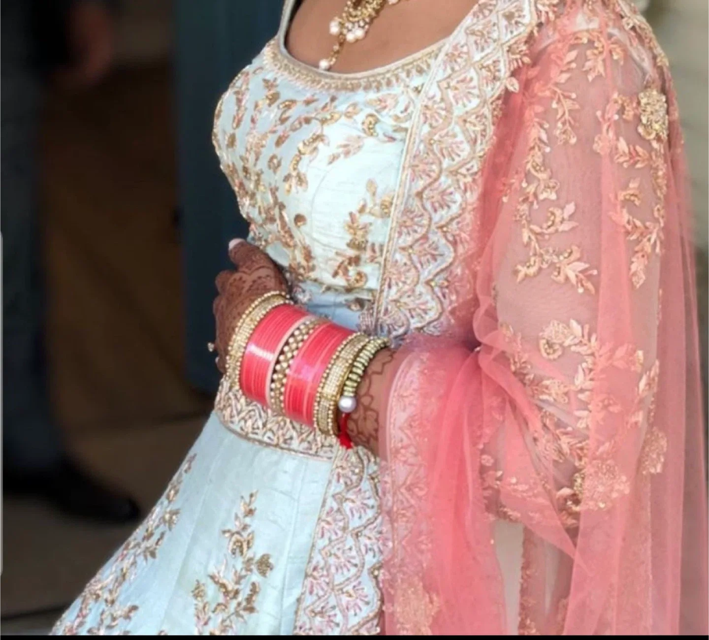 Indian Wedding Sangeet Outfit Well Groomed image indicator(4)