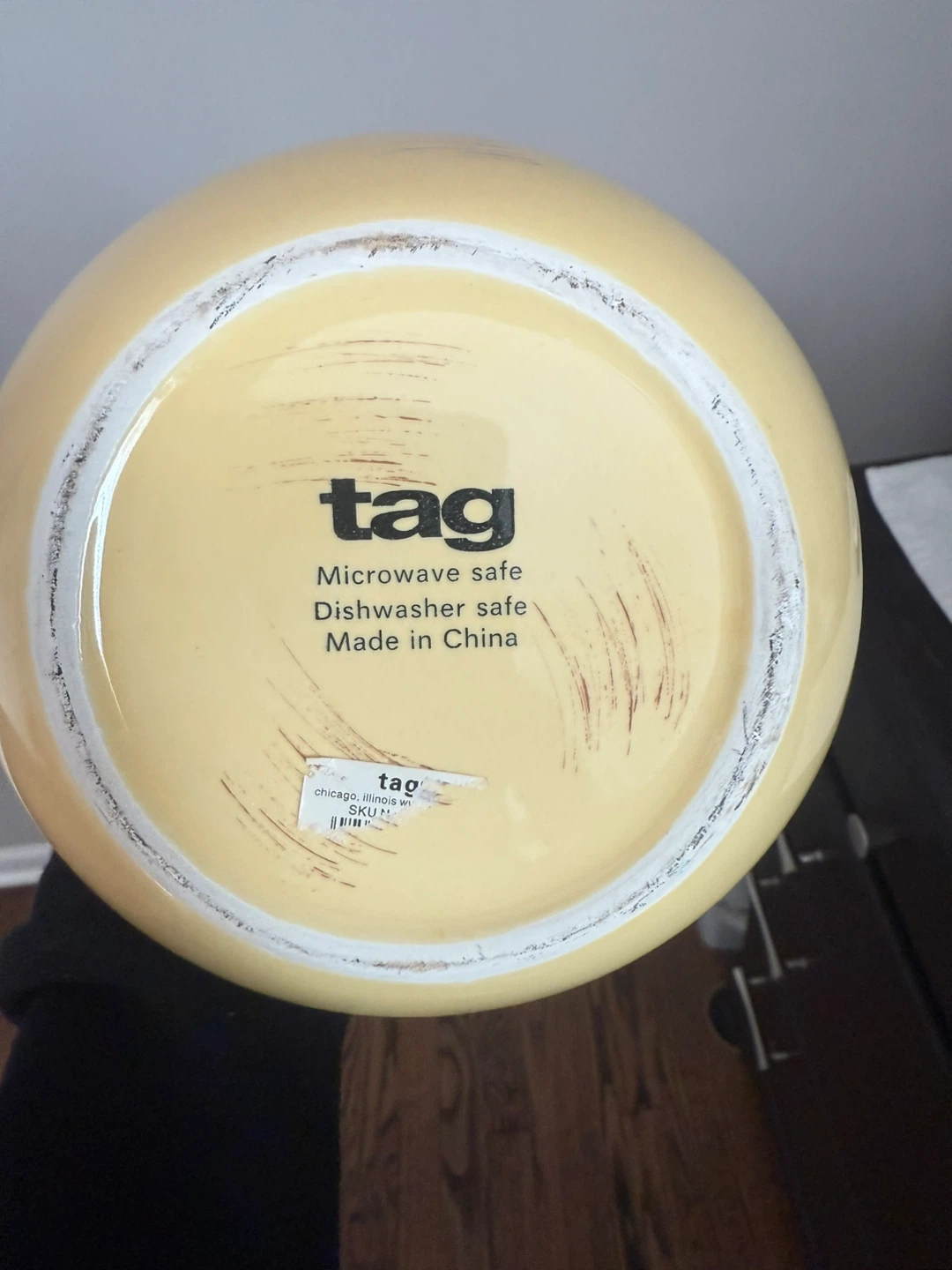 Tag Yellow Ceramic Pitcher - photo 2