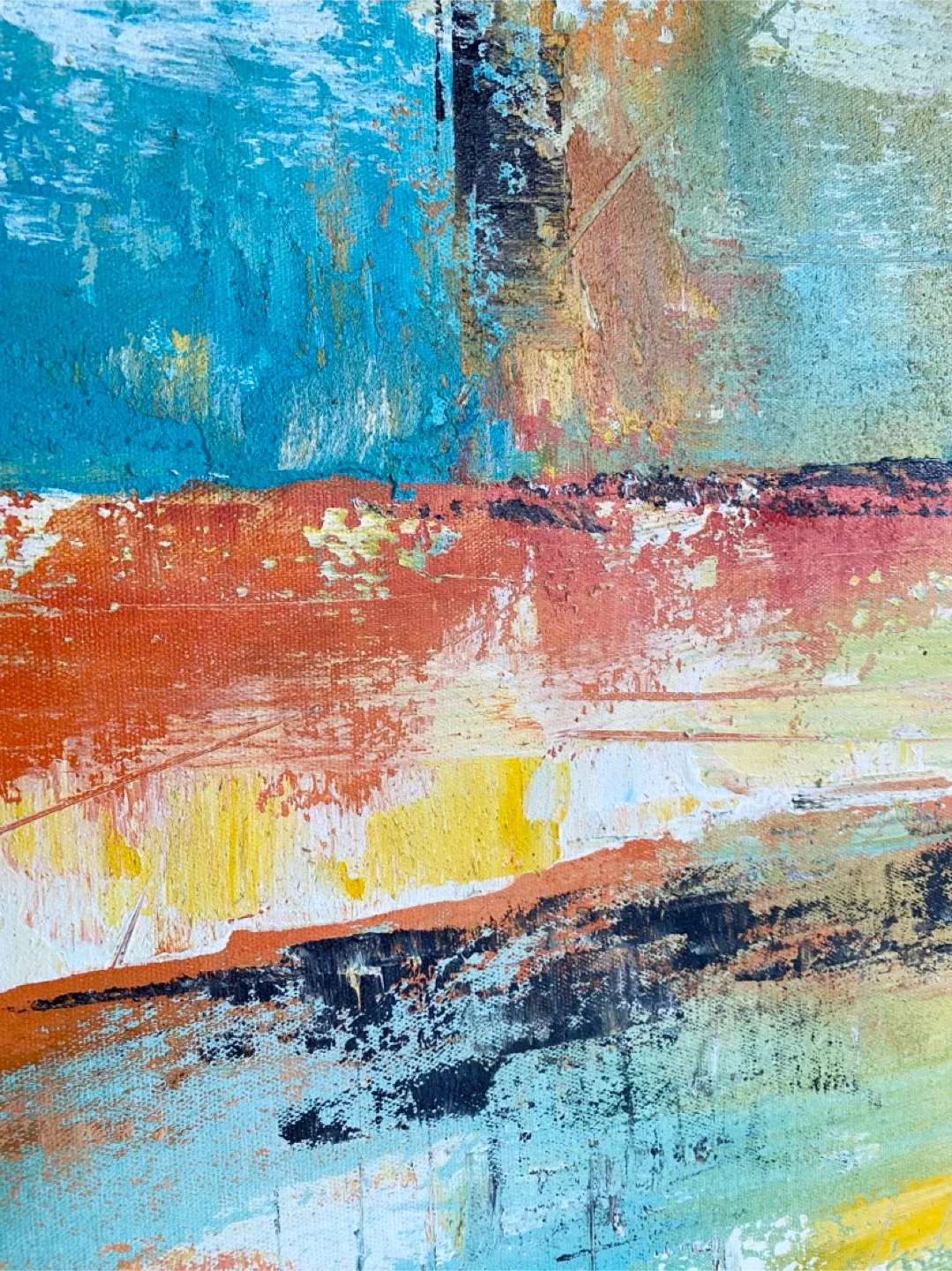 Original Oil on Canvas Painting 39” x 58” image indicator(2)