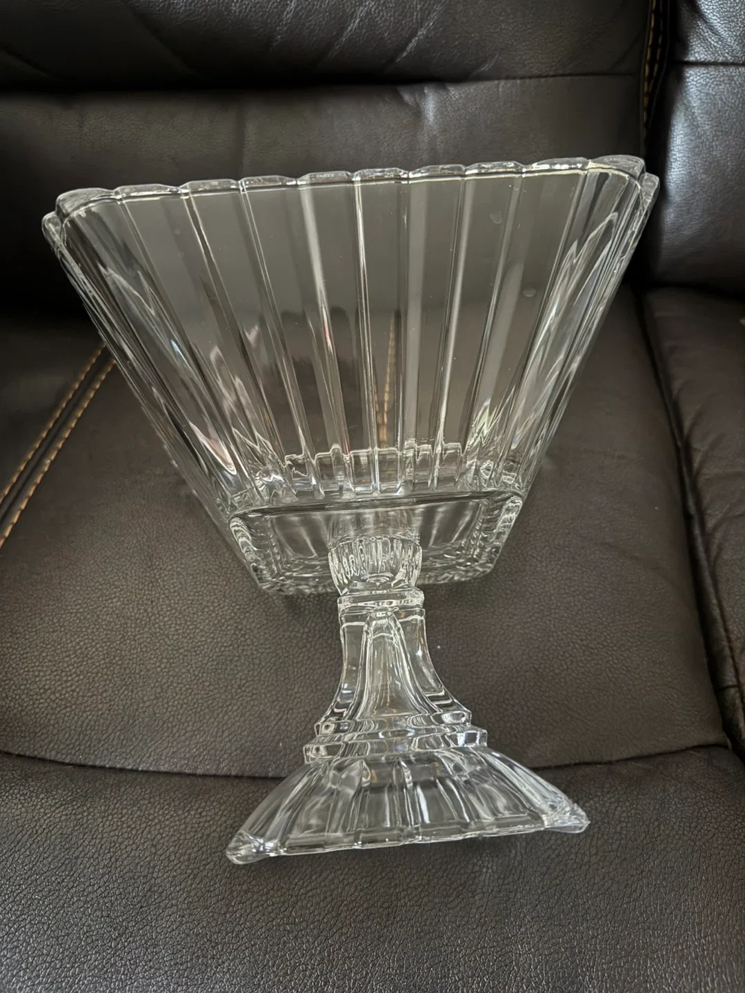 Crystal Clear Alexandria 8 1/2" Footed Compote image indicator(3)