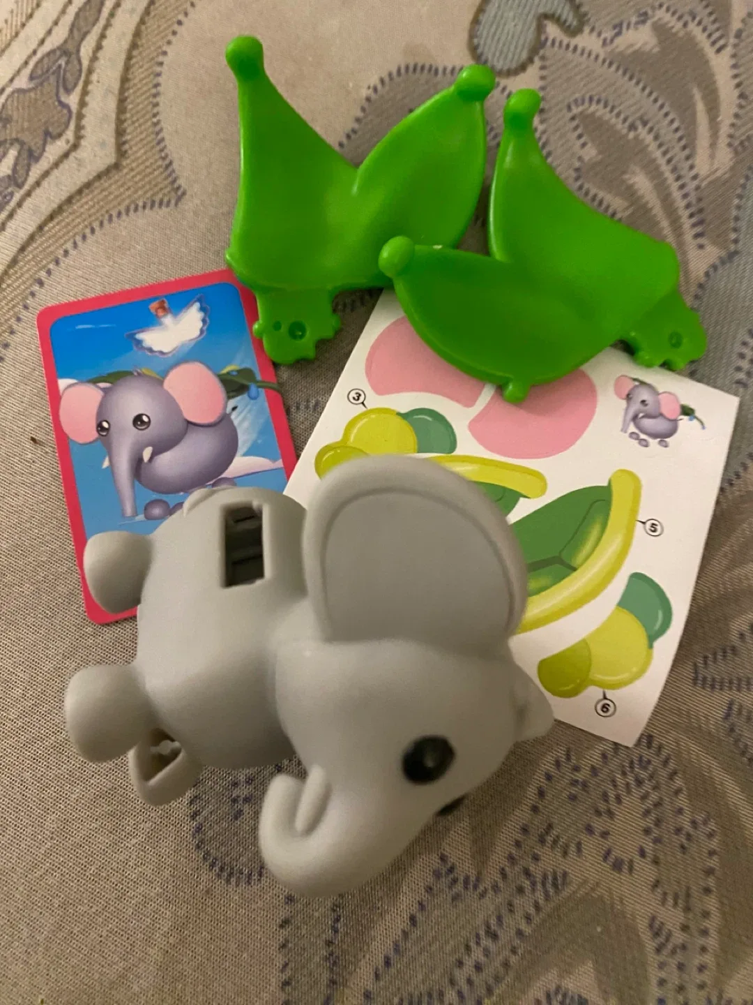 Elephant happy meal toy