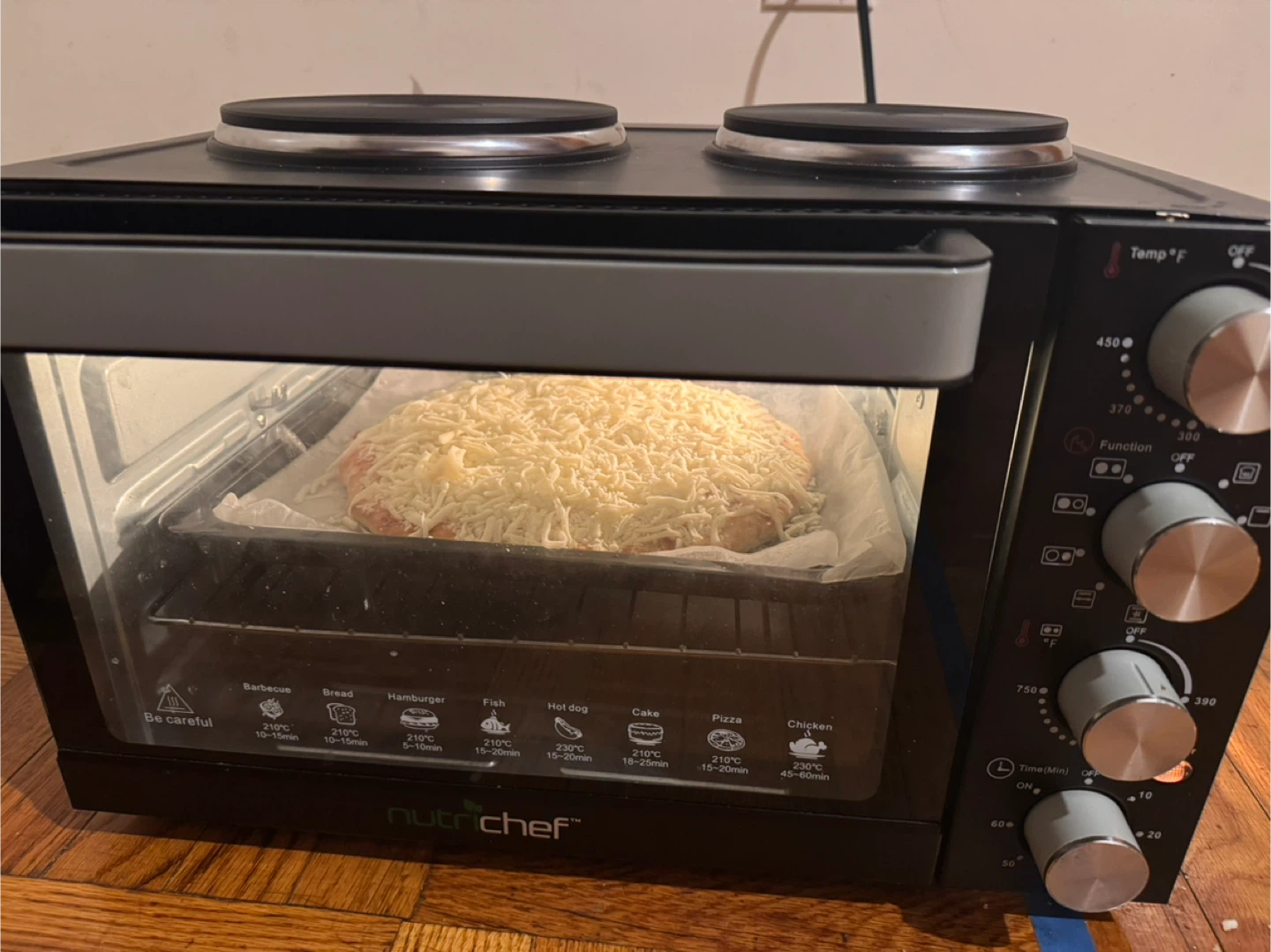 NutriChef Countertop Oven with Hot Plates - photo 3