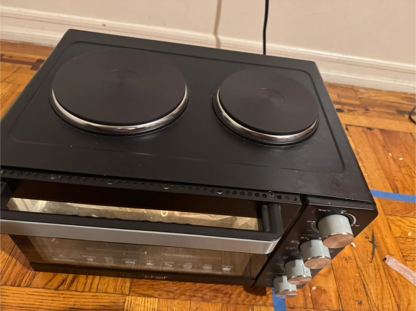 NutriChef Countertop Oven with Hot Plates - photo 2