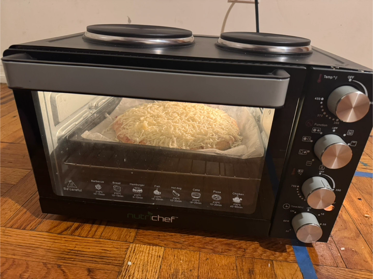 NutriChef Countertop Oven with Hot Plates - photo 4