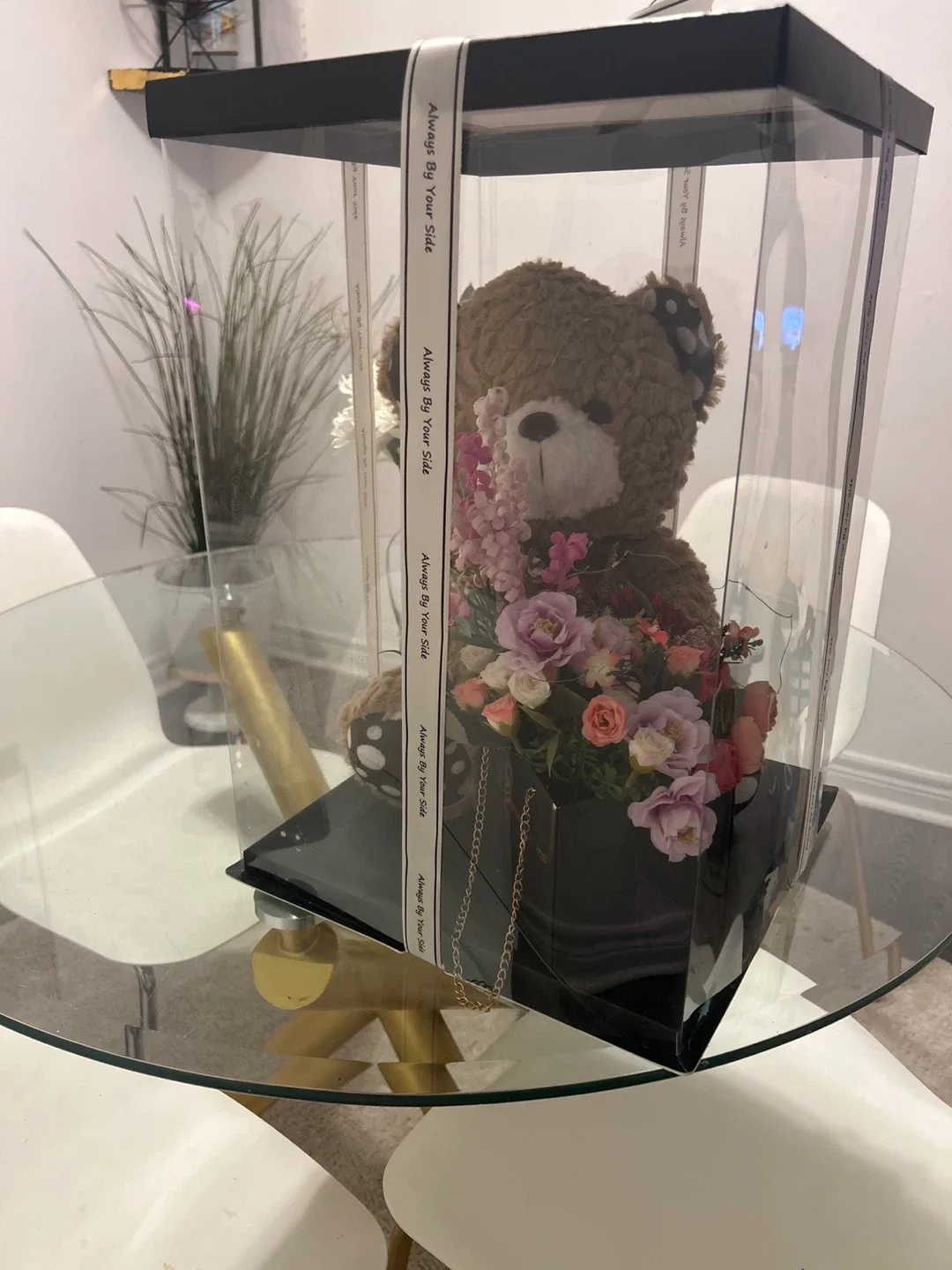 Teddy Bear with Flower Bouquet image indicator(2)