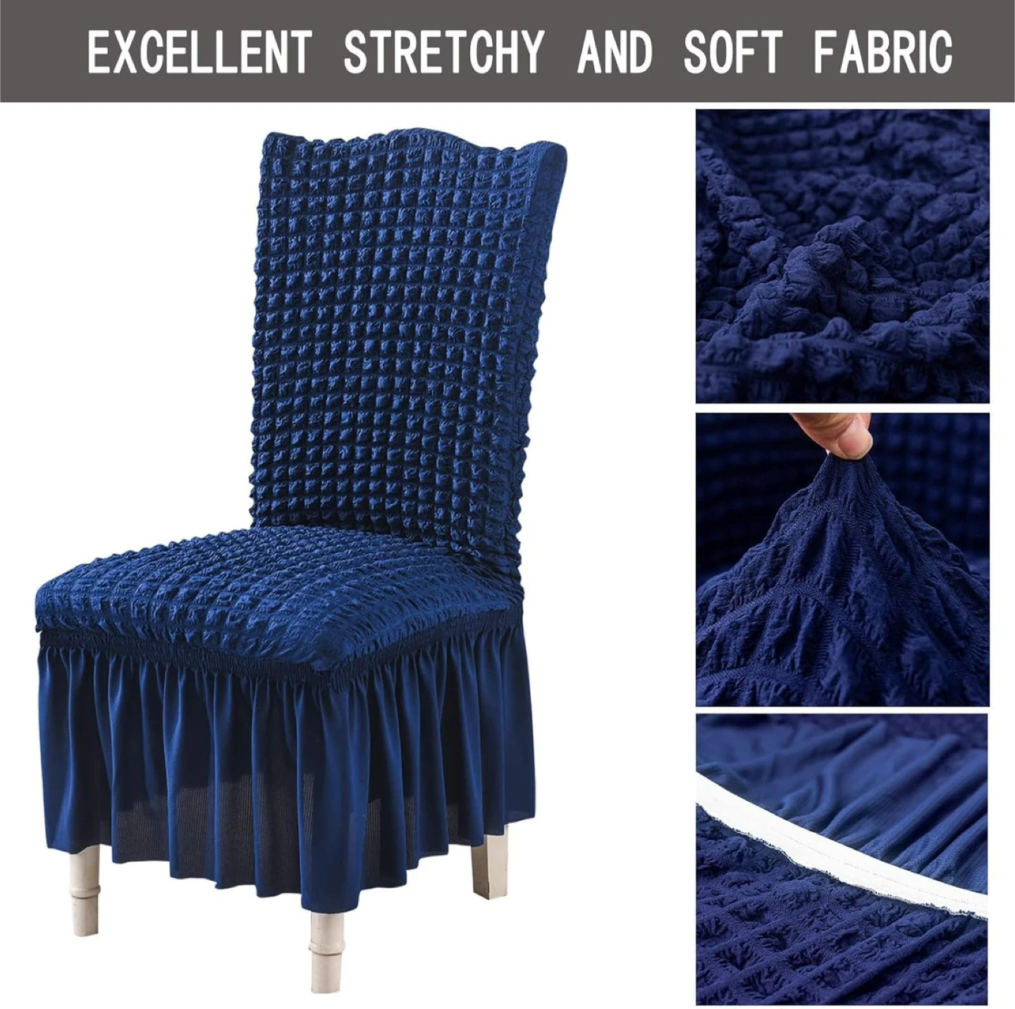 Chair Covers for Dining Room Set of 3 - photo 3
