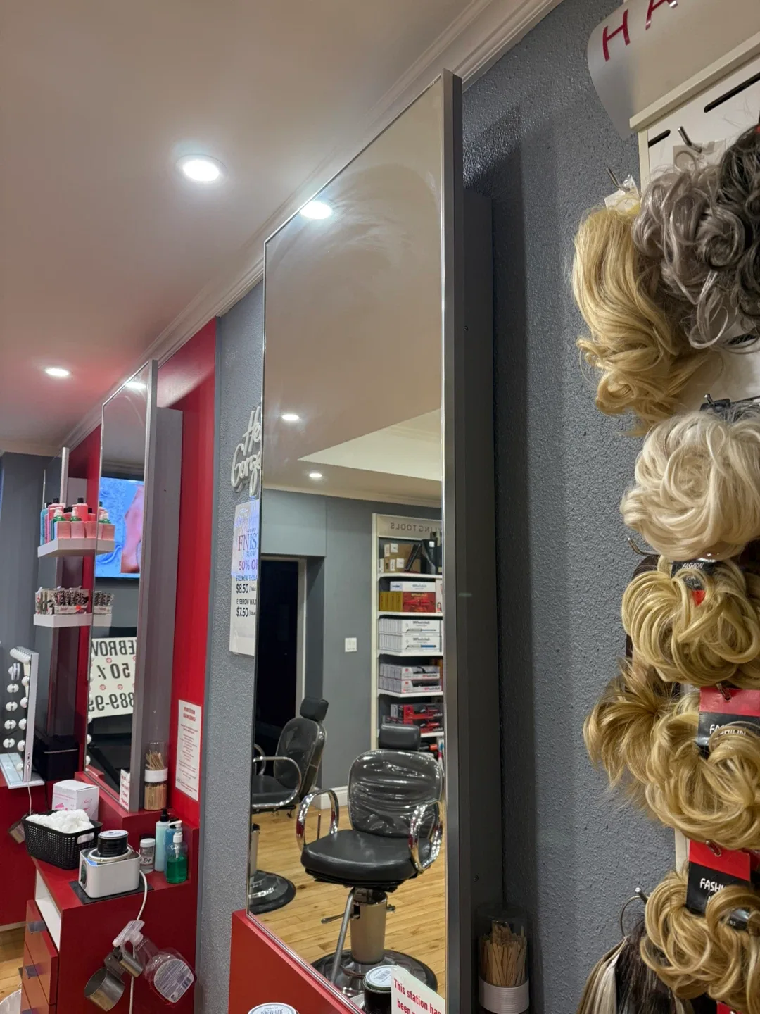 Large Salon Mirror image indicator(3)