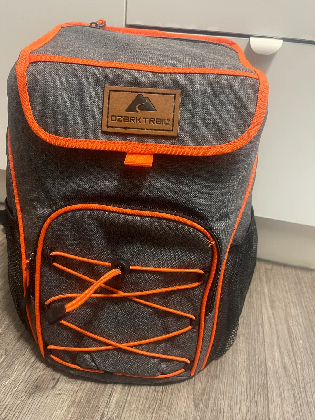 Ozark Trail Backpack Cooler - Grey & Orange