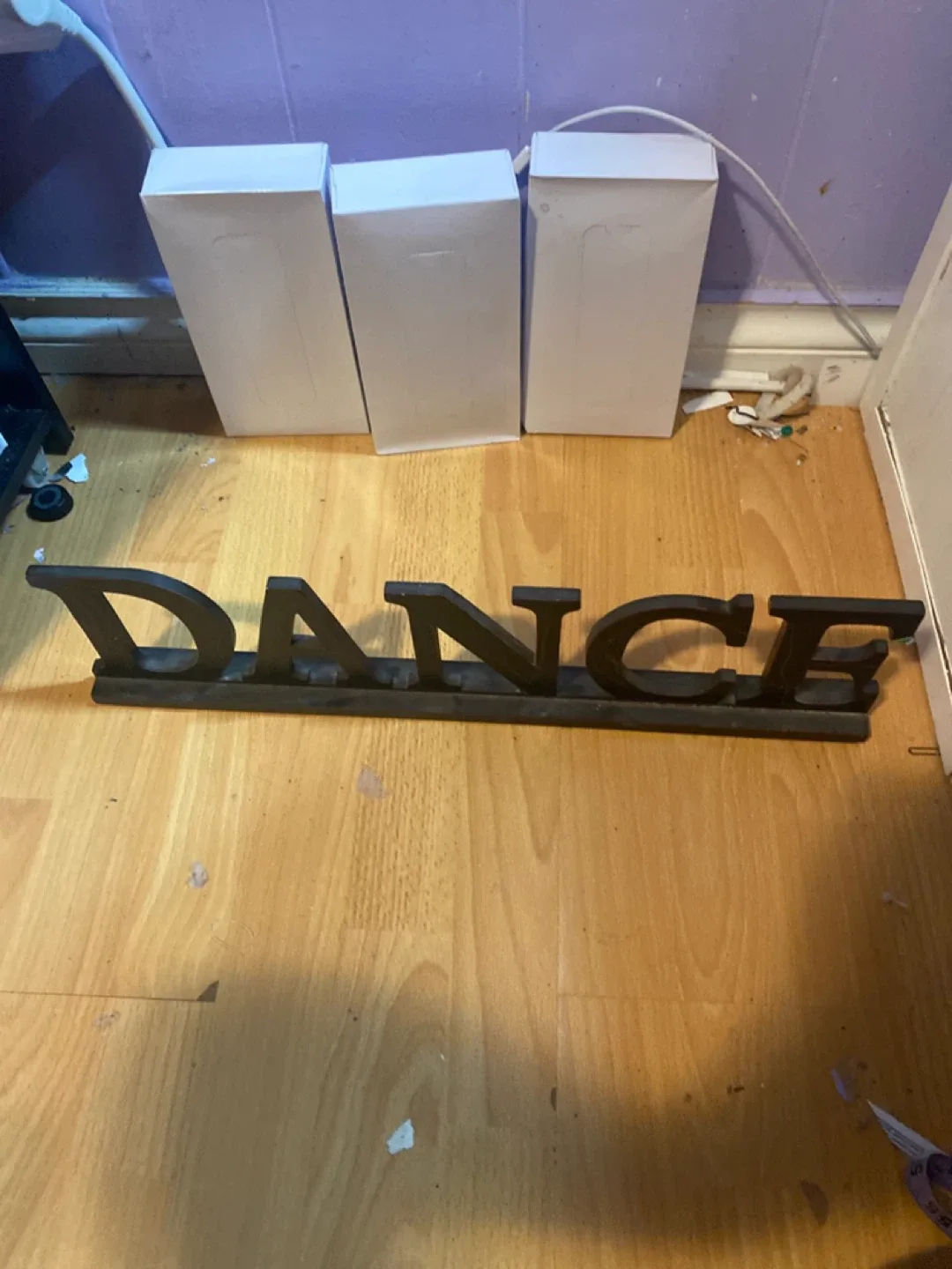 DANCE Wooden Sign image indicator(2)