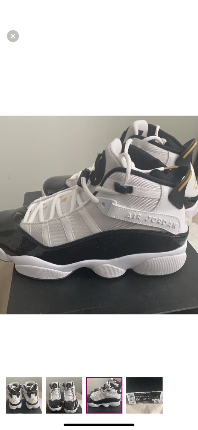 Jordan 6 Rings White/Black - Size 9.5 - photo 4