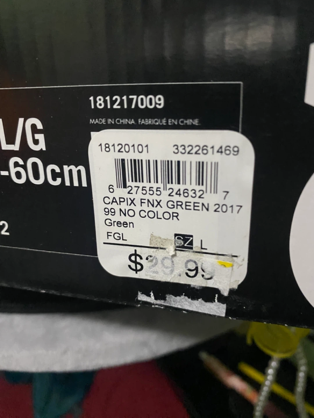 Capix Protective Gear 3 Pack & Green Helmet (Adult L) - photo 3