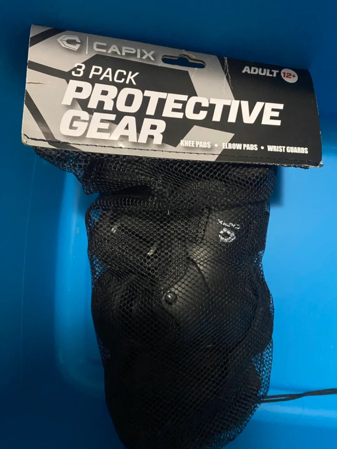 Capix Protective Gear 3 Pack & Green Helmet (Adult L) image indicator(4)