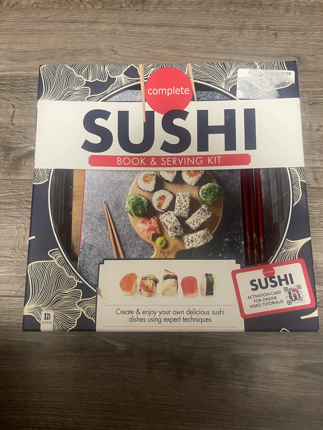 Complete Sushi Book & Serving Kit - New!