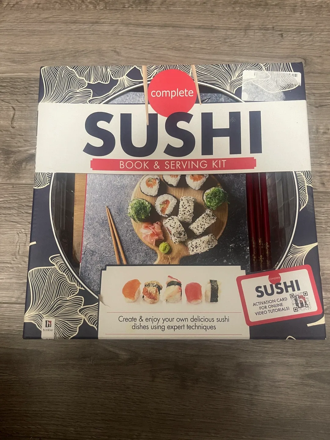 Complete Sushi Book & Serving Kit - New!