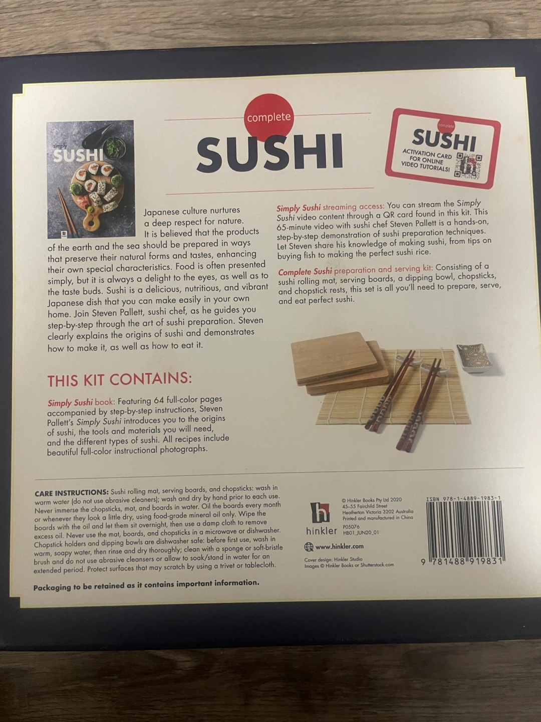 Complete Sushi Book & Serving Kit - New! - photo 5