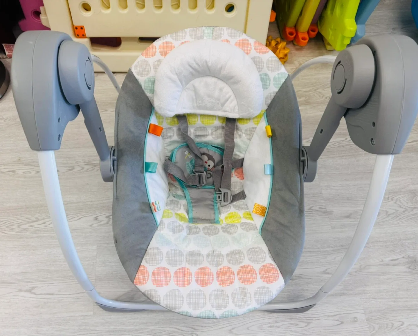 Baby Swing - Grey & Patterned