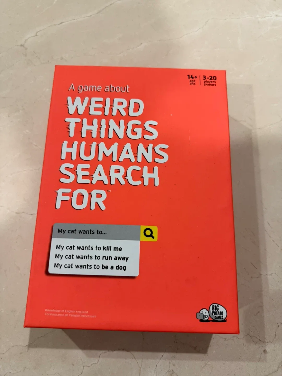 Weird Things Humans Search For - Card Game