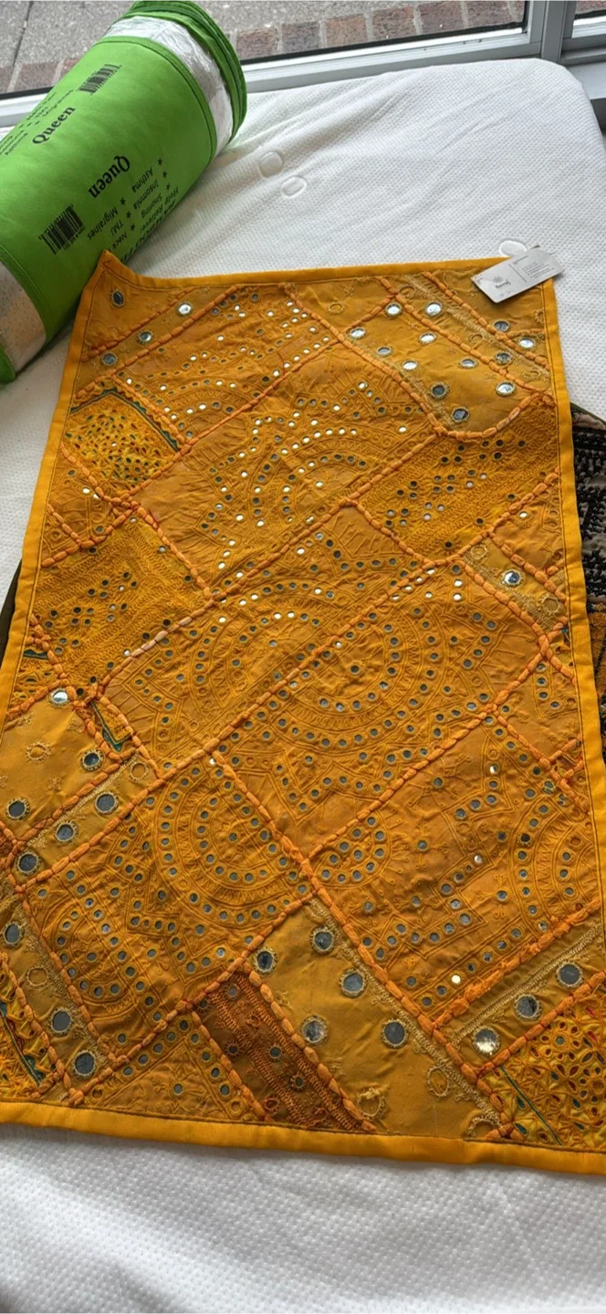 Handmade Embroidered Accent Pillows cover image indicator(5)