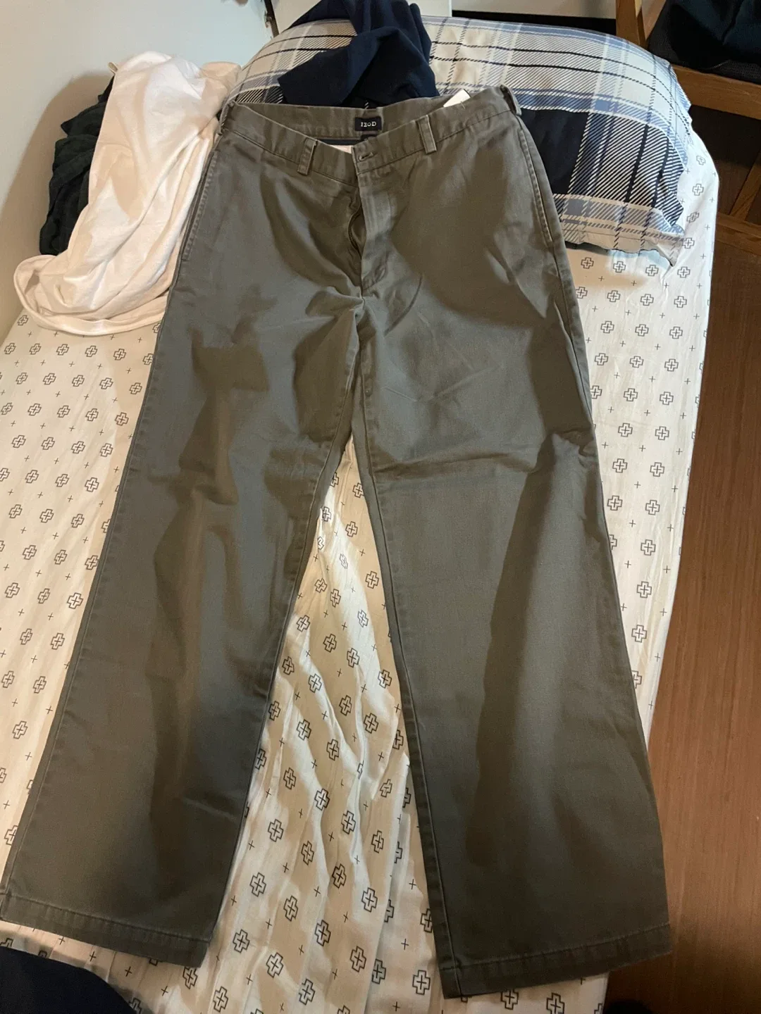 Vintage IZOD Men's Olive Green Pants