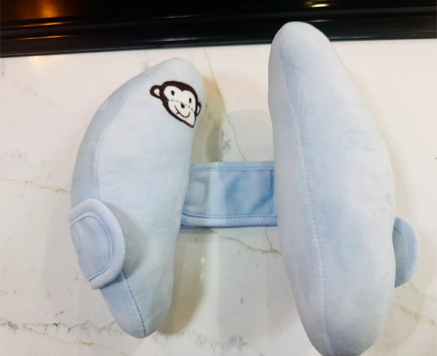 Baby Head Support Pillow - Blue