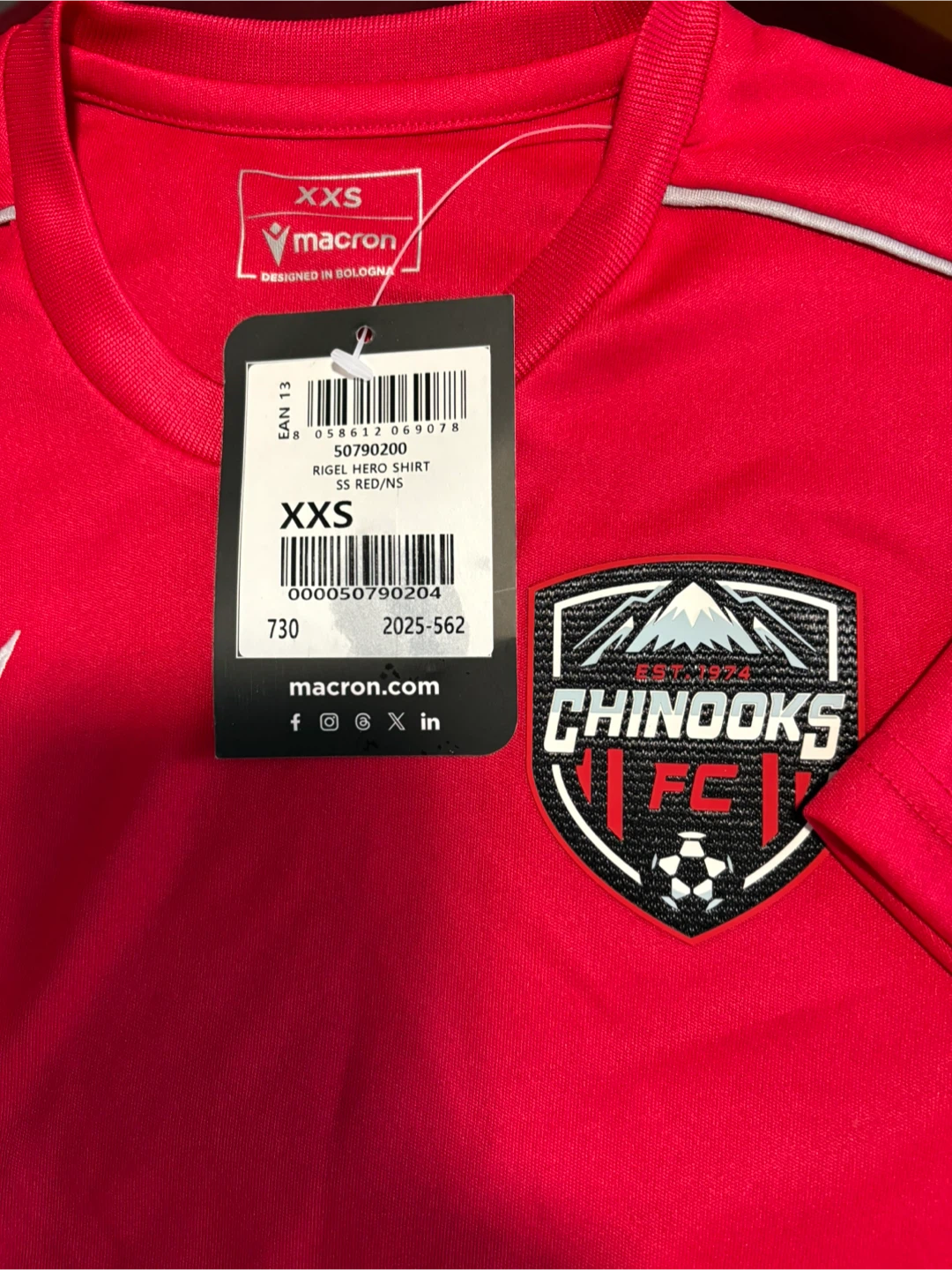 Macron Rigo Hero Shirt - Size XXS - photo 2