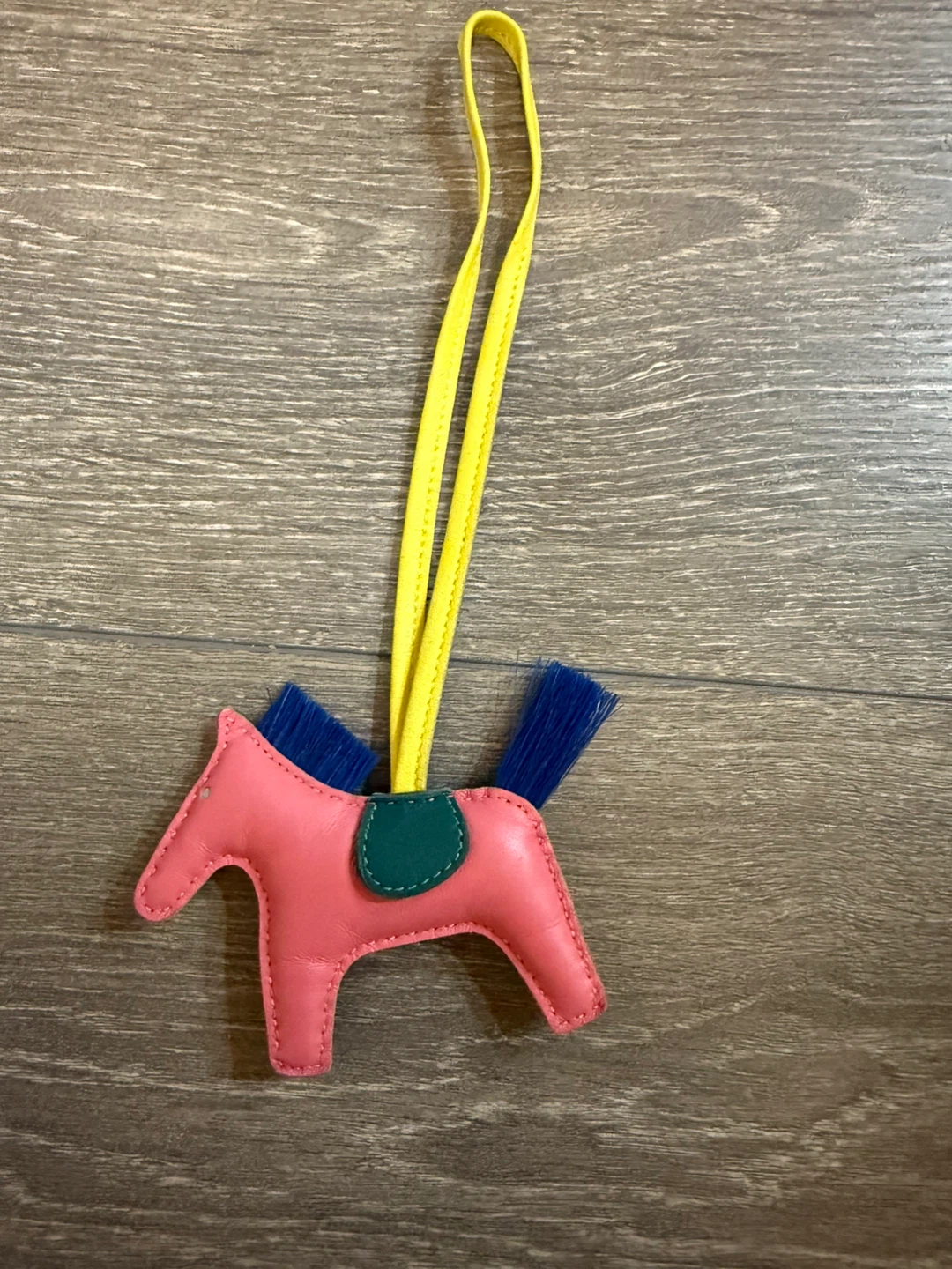 Hermès Horse Bag Charm Pink/Blue - photo 2