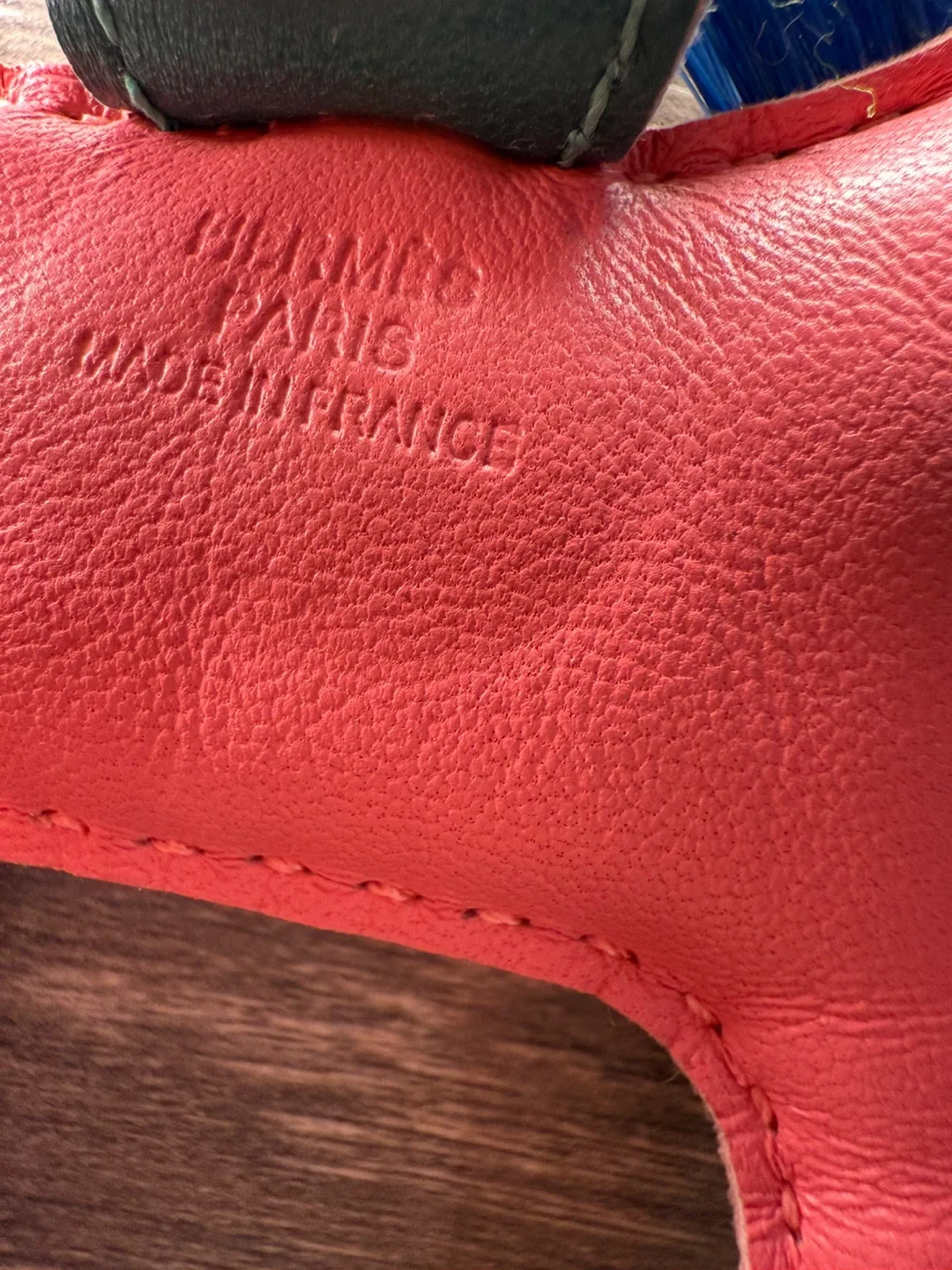 Hermès Horse Bag Charm Pink/Blue image indicator(6)