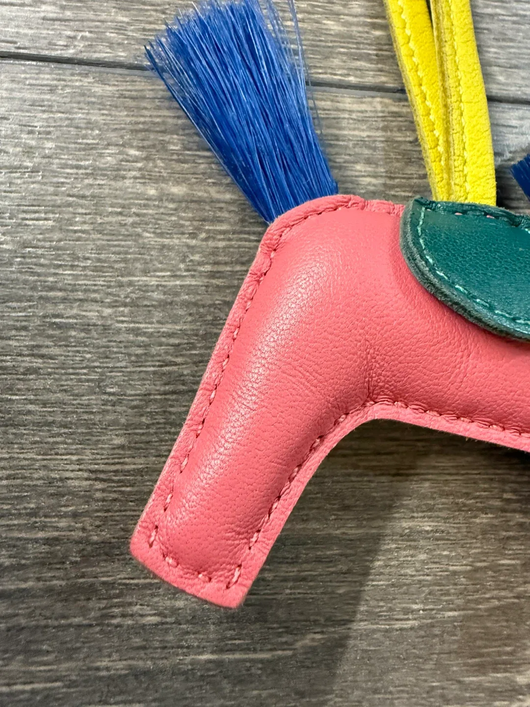 Hermès Horse Bag Charm Pink/Blue image indicator(5)