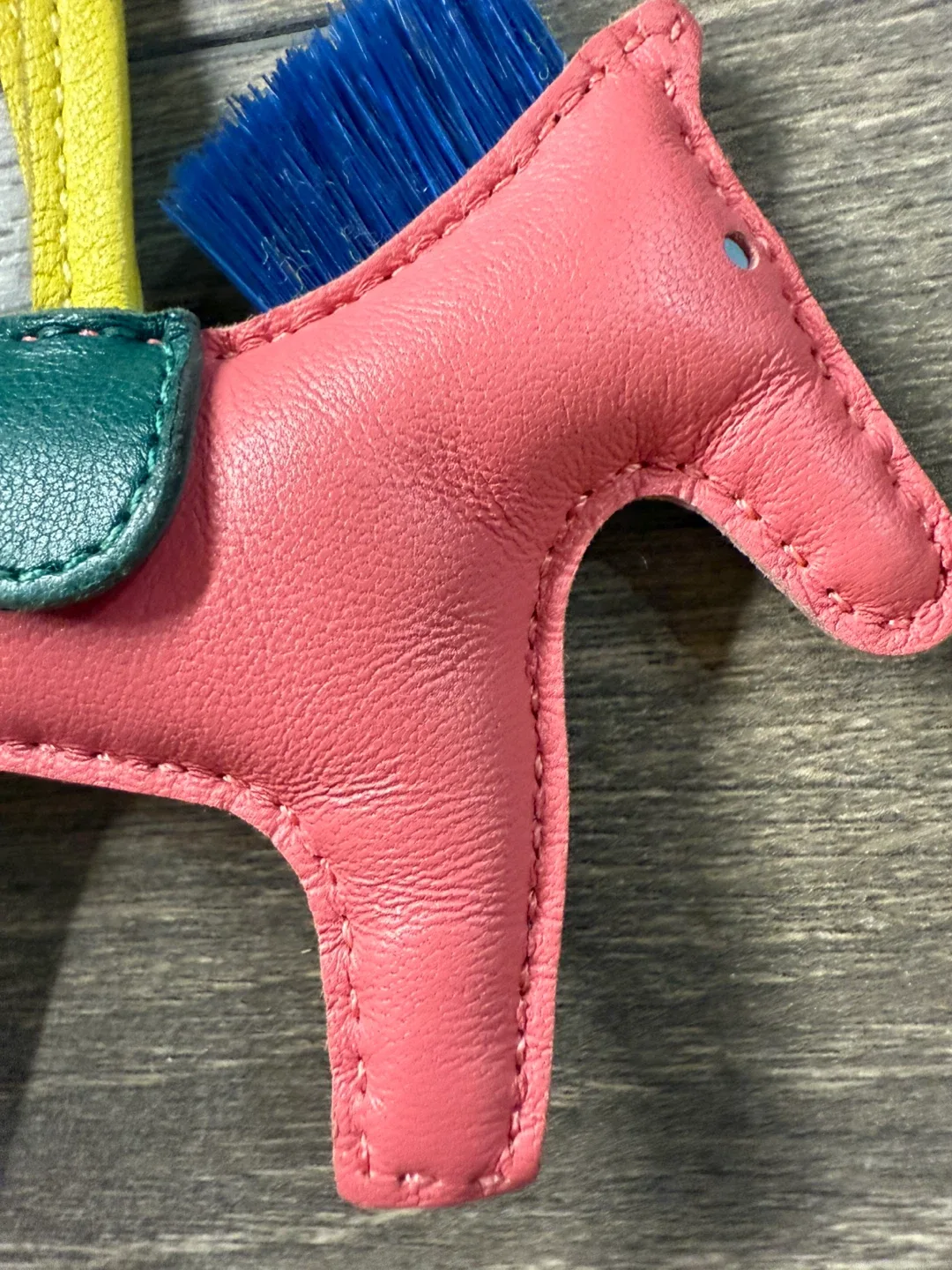 Hermès Horse Bag Charm Pink/Blue image indicator(7)