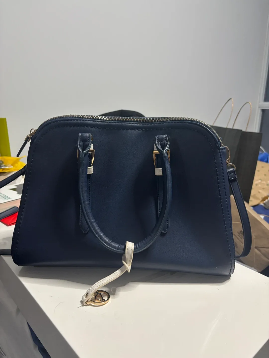 Navy Blue Handbag