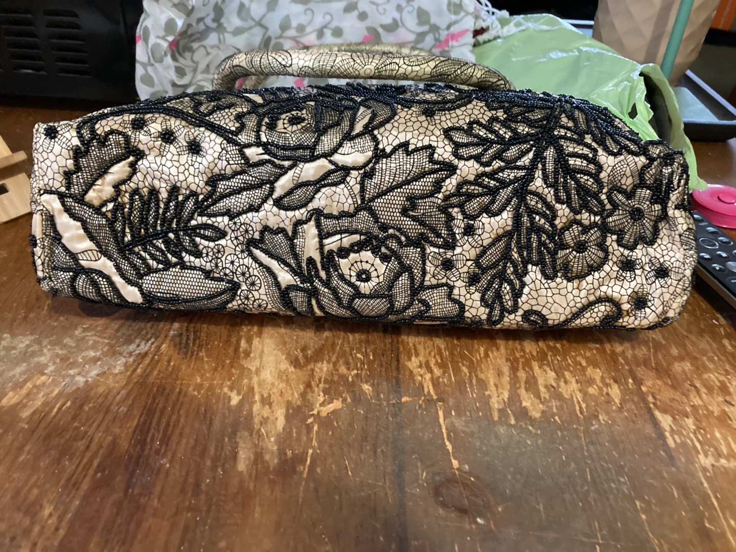 Beaded Floral Handbag - photo 2