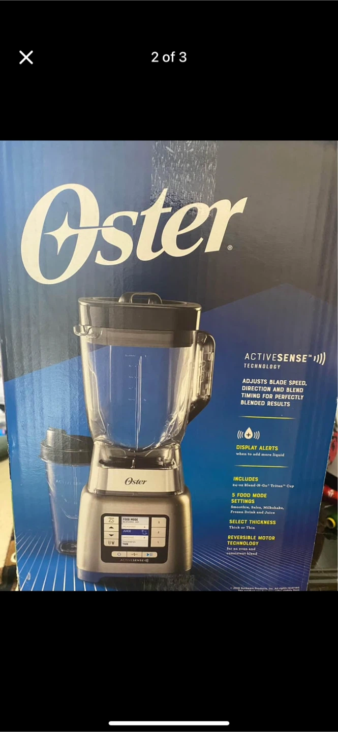 Oster ActiveSense Blender w/ 24oz Blend-N-Go Cup