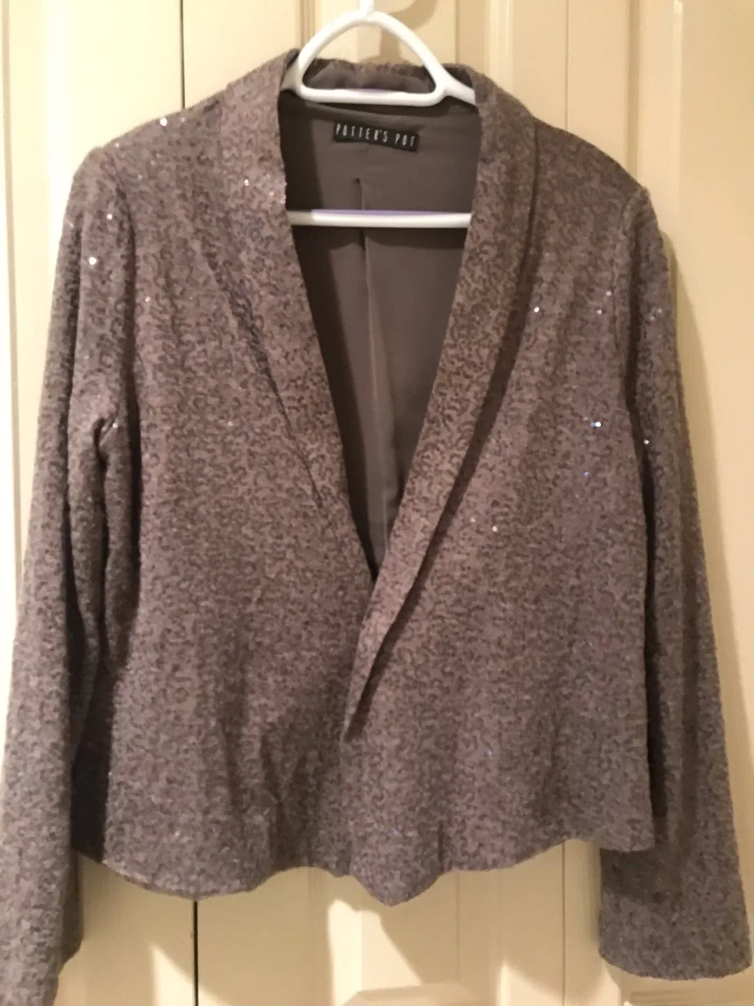 Potter's Pot Sequin Blazer - Size large