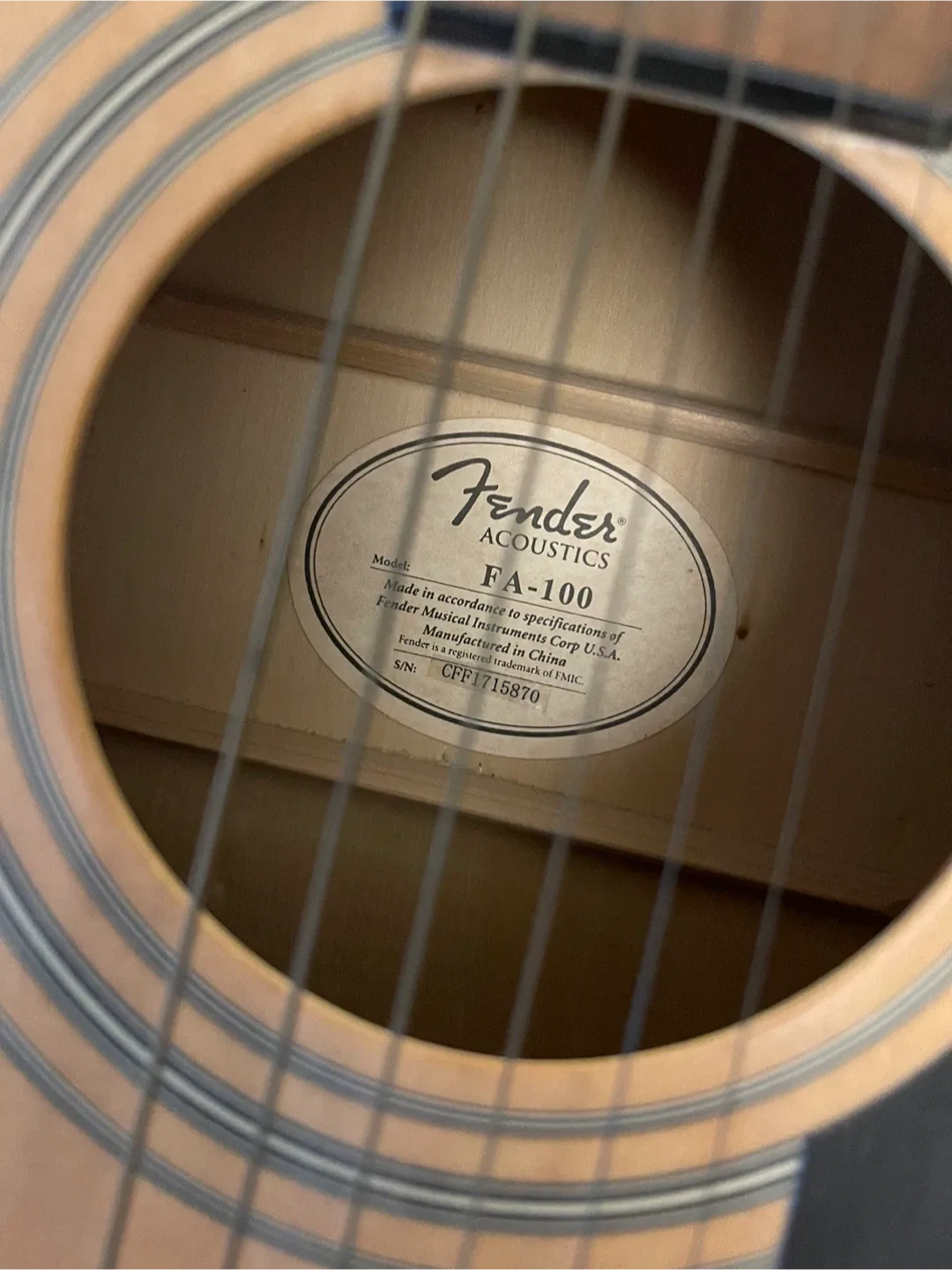Fender Acoustics FA-100 Guitar image indicator(3)