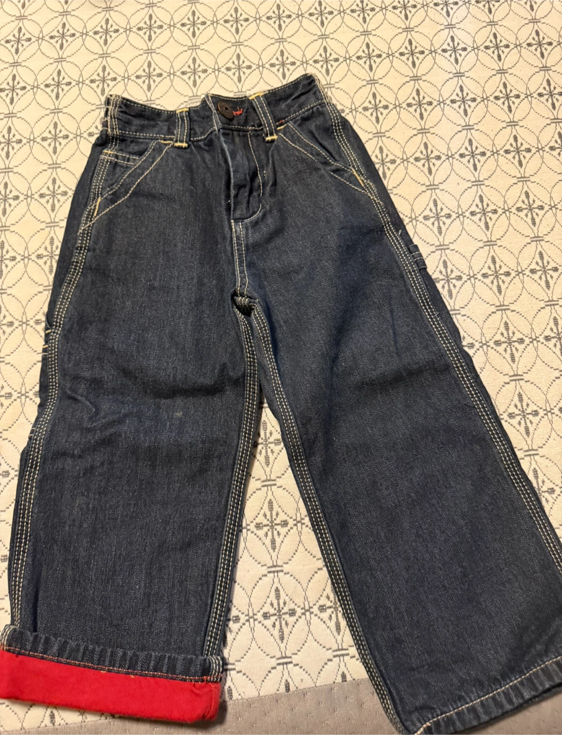 OshKosh Toddler 2 piece jeans and button up shirt set- Size 3T - photo 3