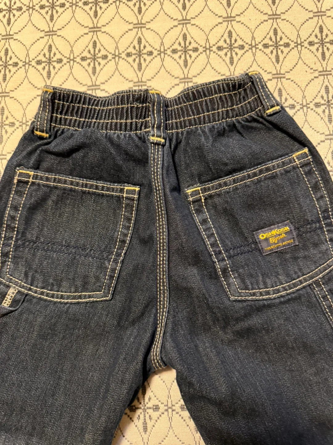 OshKosh Toddler jeans and button up shirt set- Size 3T image indicator(4)