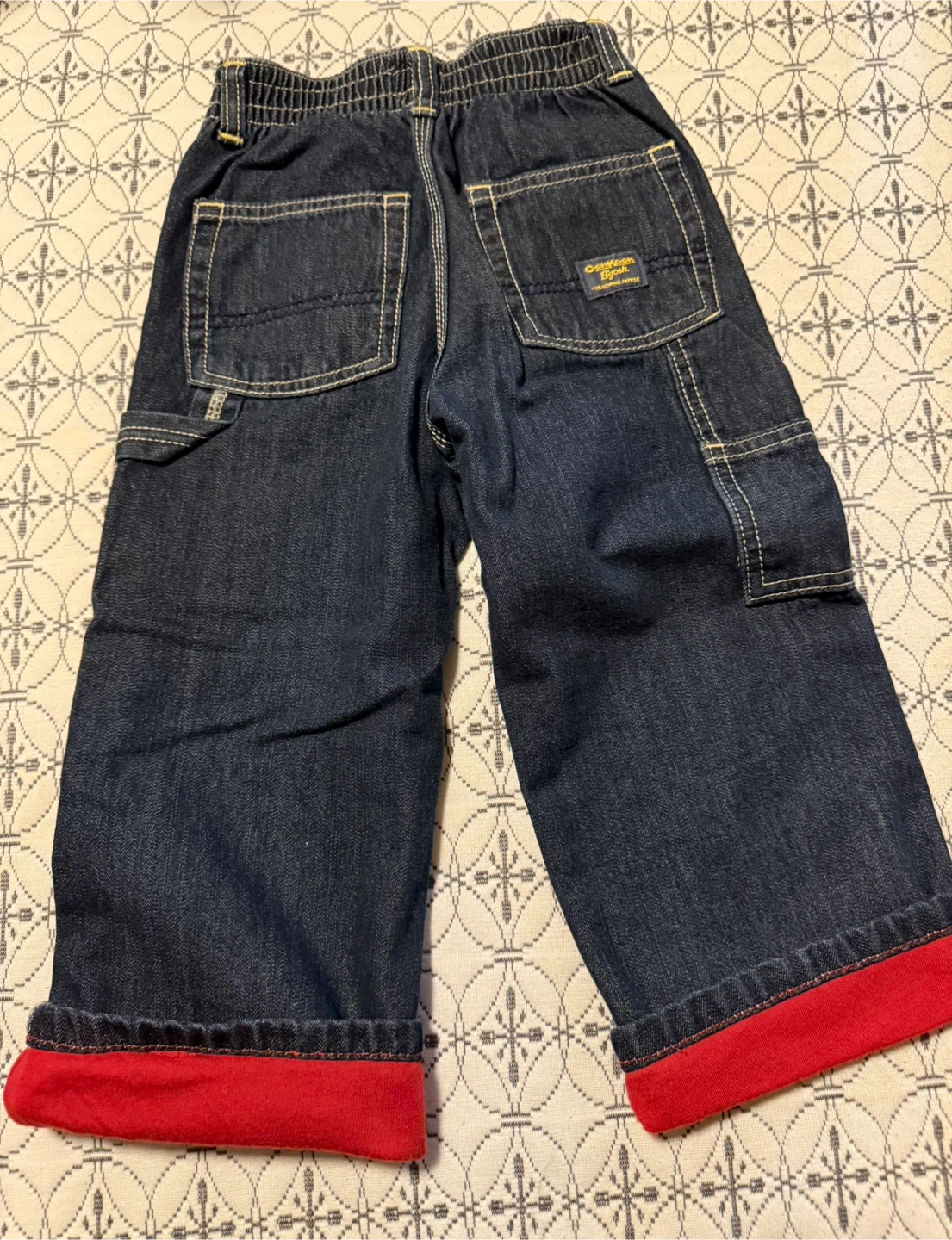 OshKosh Toddler 2 piece jeans and button up shirt set- Size 3T