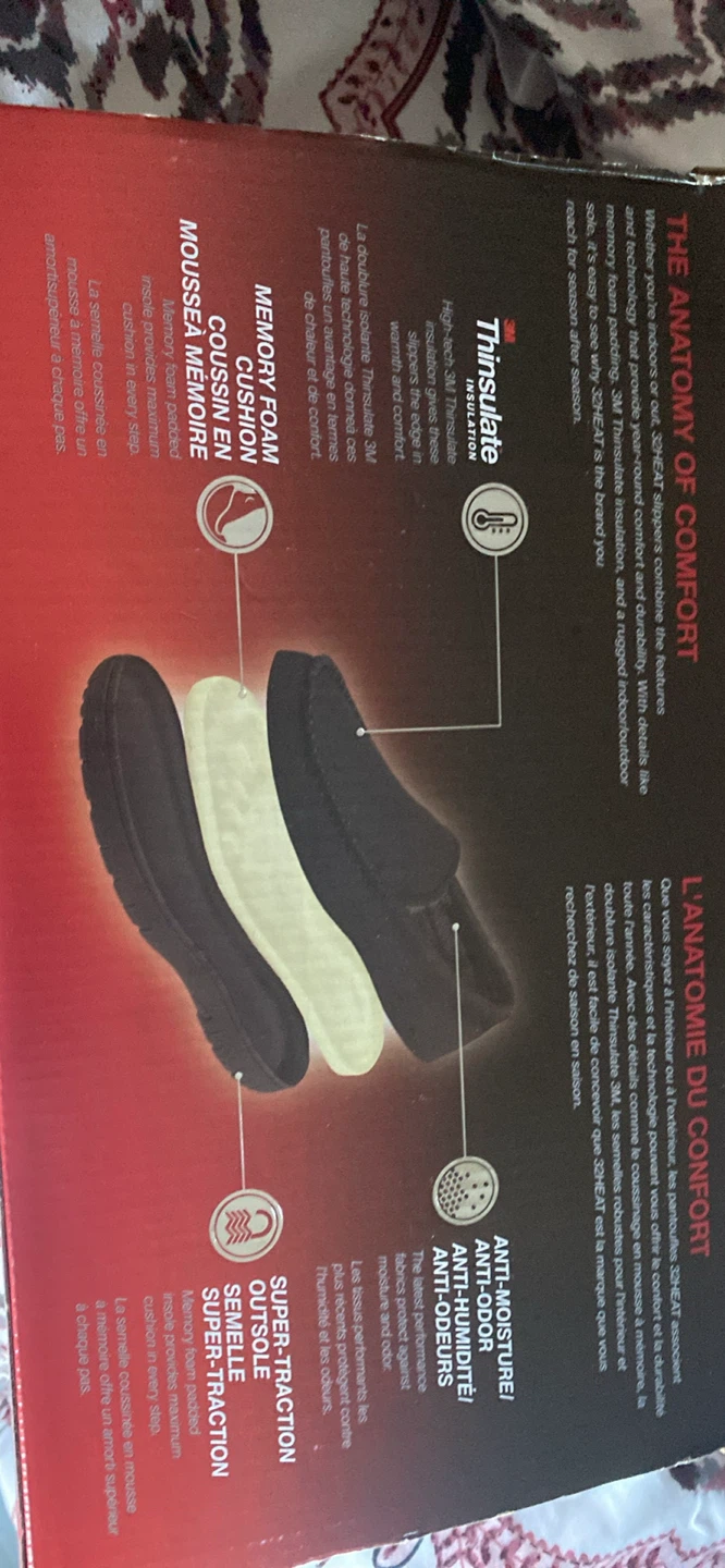 32 Degrees Heat Men's Slippers, Size L (9.5-10.5) - photo 3