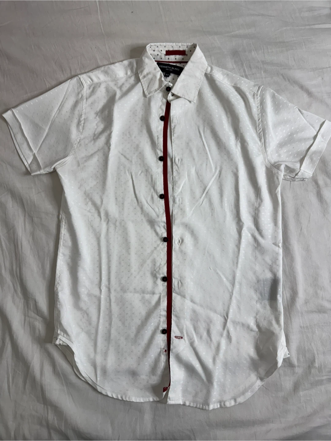 Mens short-sleeve dress shirt