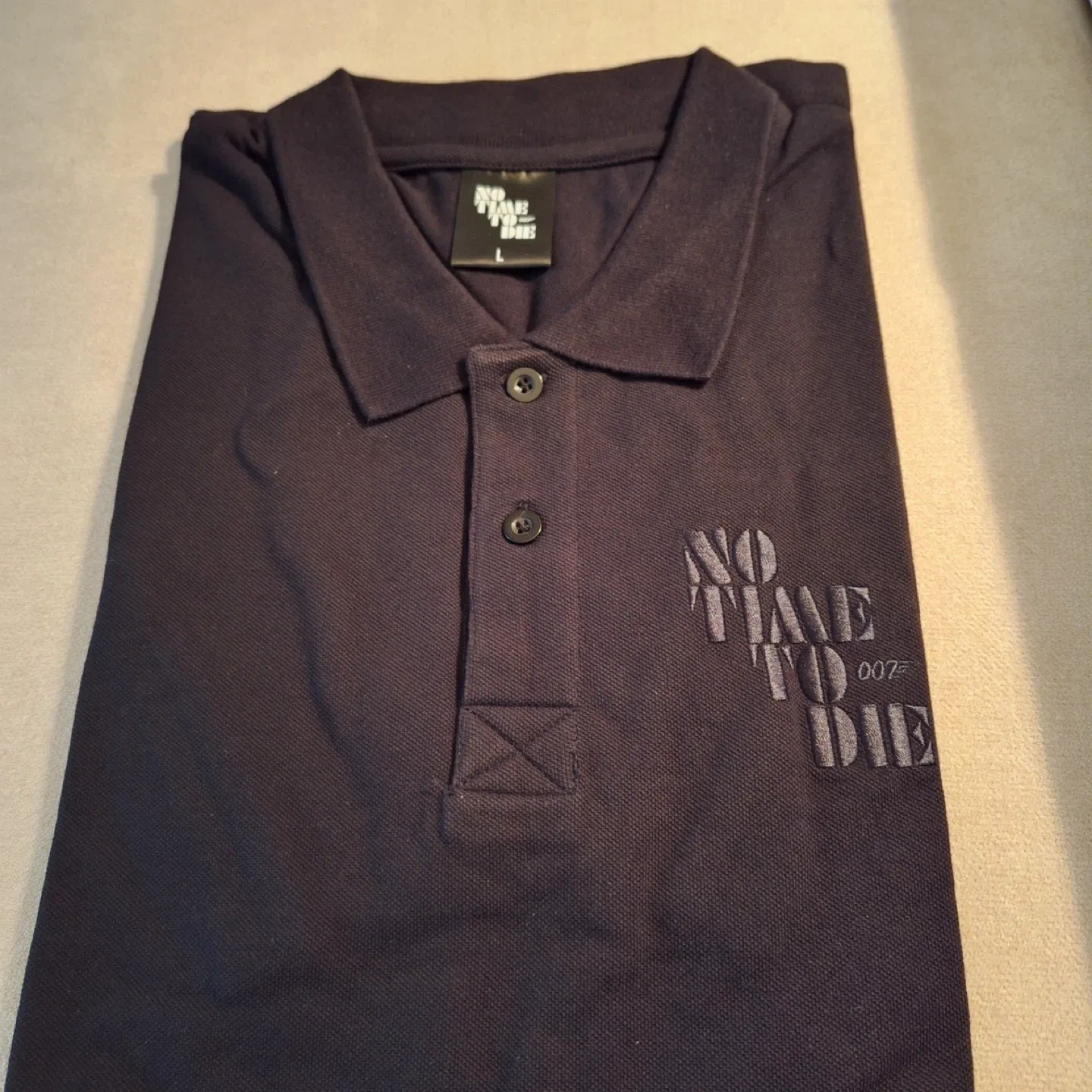 No Time To Die 007 Polo - Size L - New