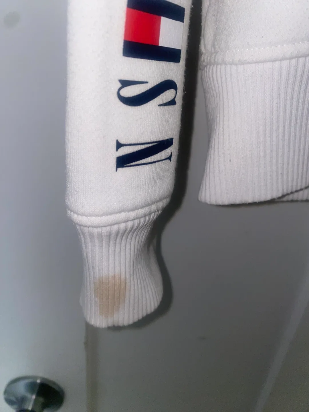 Tommy Jeans White Crewneck Sweatshirt Size S image indicator(3)