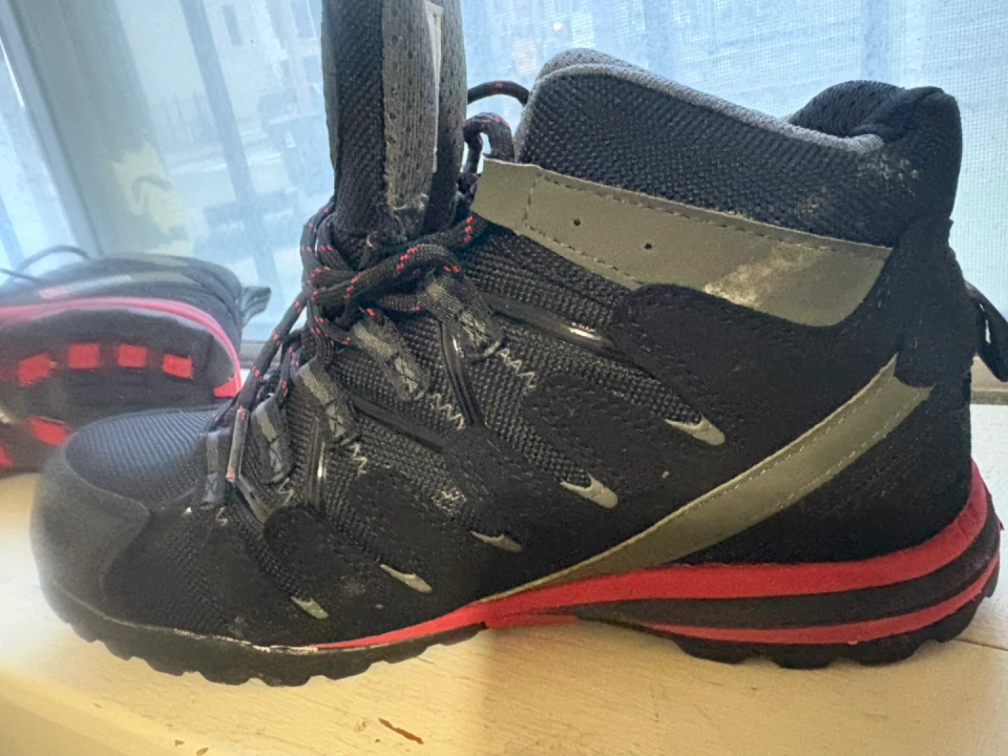 Facom Black & Red Hiking Boots - photo 3